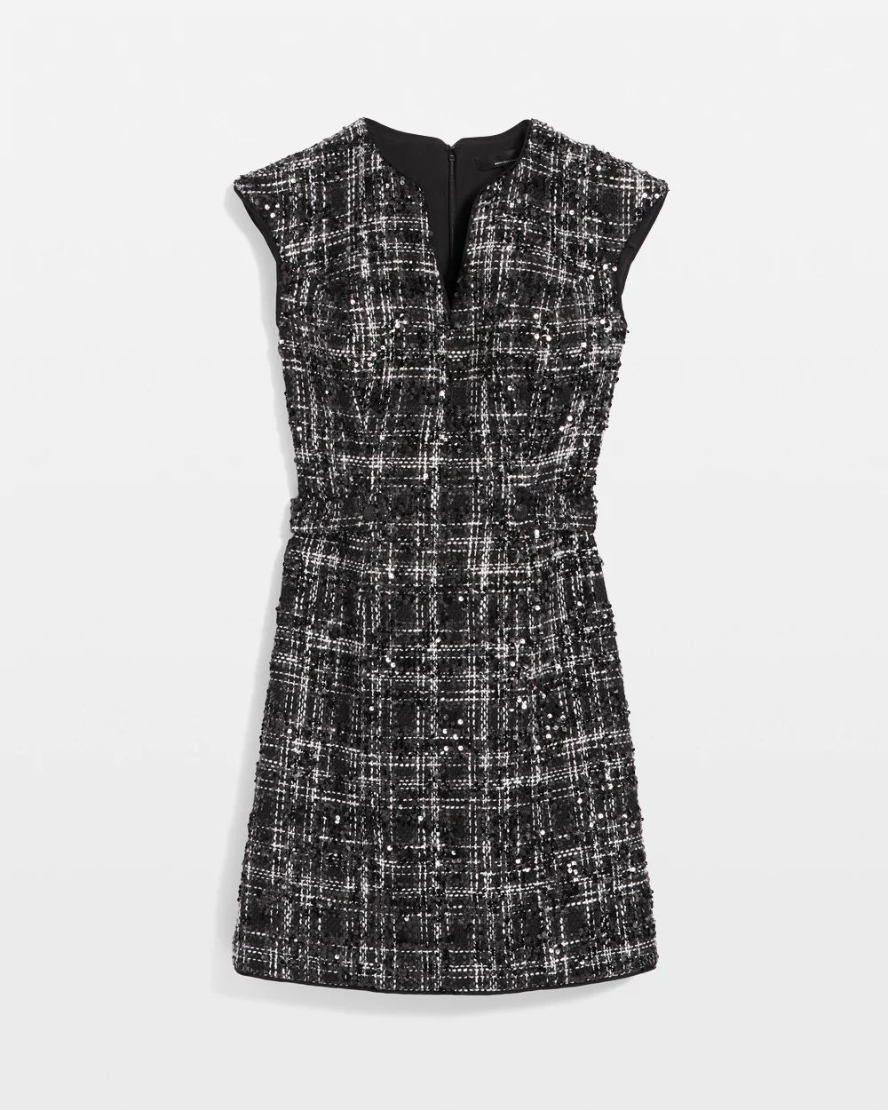 Sequin Tweed Mini Dress | White House Black Market